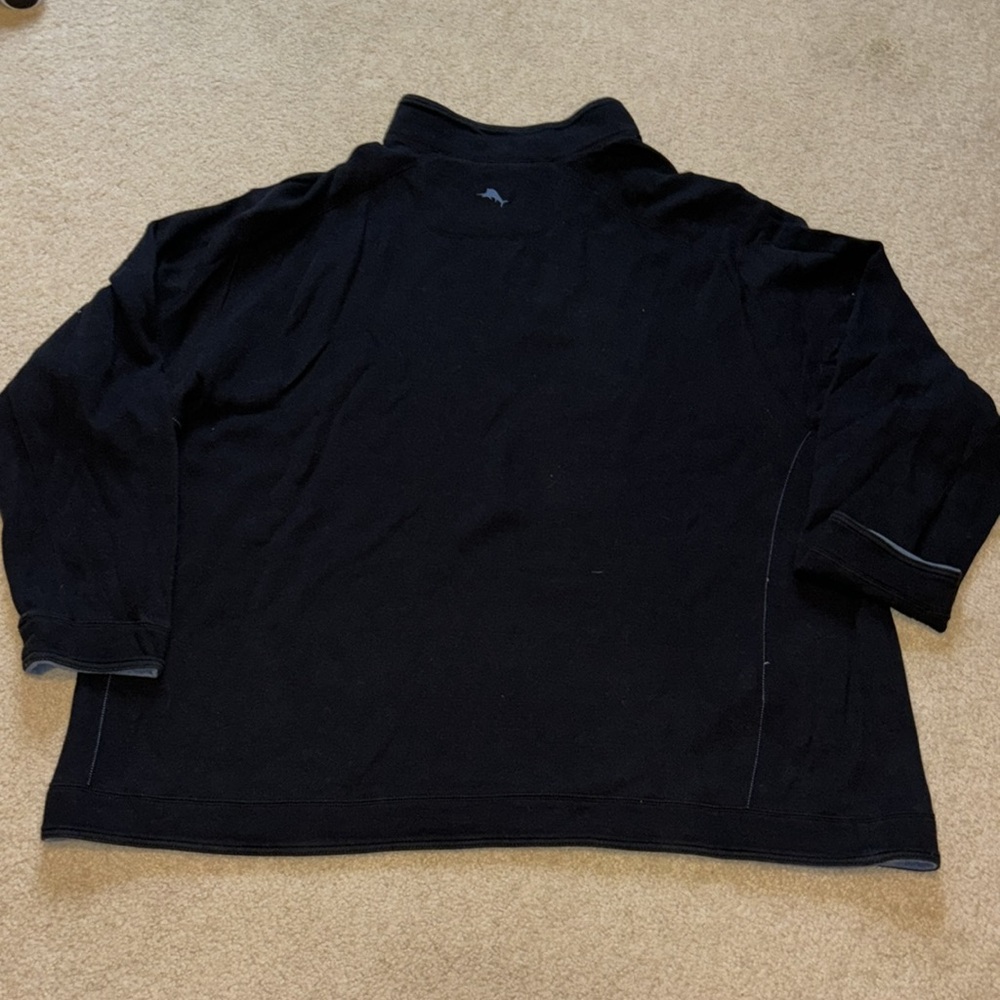 Tommy Bahama Flip Coast Reversible Half-Zip Sweatshirt - Picture 4 of 5